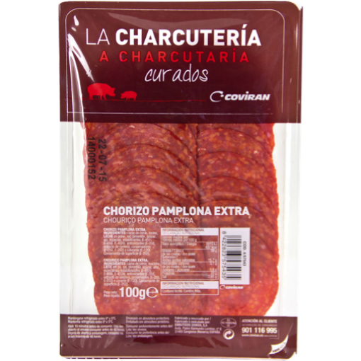 Imagen de Chorizo Pamplona lonchas 100 g